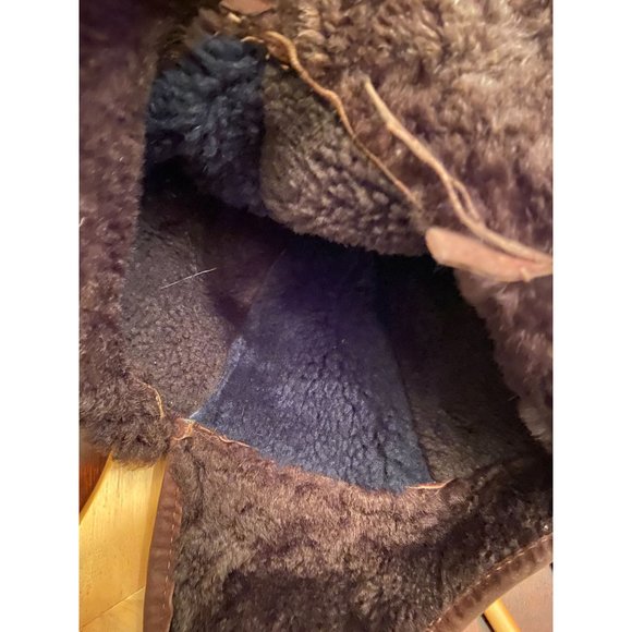 100% Shearling Multi Colored Hat Small - Picture 5 of 5